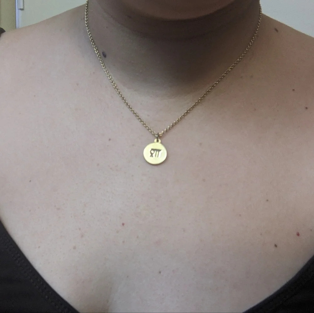 Virgo Sign Gold  Coloured Necklace - Picture 6 of 6